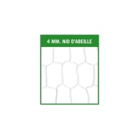 Filets Nid d'Abeille - Blanc - 11 joueurs