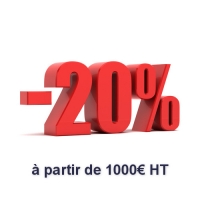 Peintures : Remise de 20 % à partir de 1000 € HT d'achats